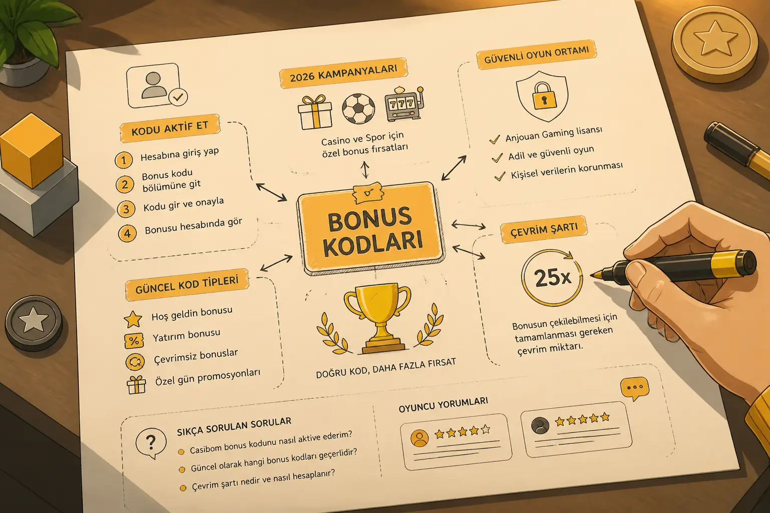 Casibom Bonus Kodları visual guide for Casibom Casino